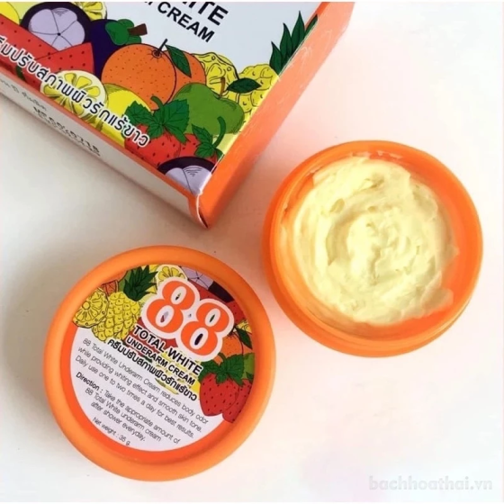 Kem giảm thâm nách và khử mùi 88 Total White Underarm Cream Thái Lan 35g