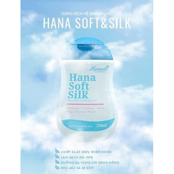  Dung dịch vệ sinh Hana soft & silk
