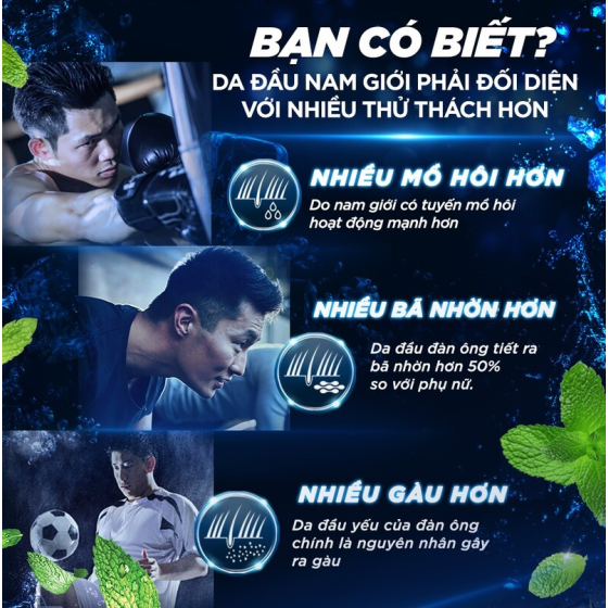 Dầu Gội CLEAR Men - Deep Cleanse Sạch Sâu 630g