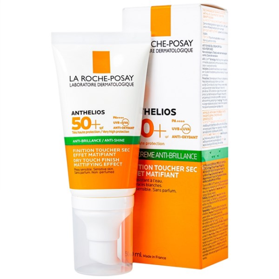 Kem Chống Nắng La Roche Posay Anthelios Gel Cream SPF 50+ PA++++ kiểm soát dầu thừa, bã nhờn,mồ hôi hiệu qủa cho da