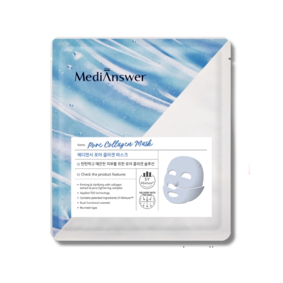 Mặt Nạ Dạng Thạch Collagen Cải Thiện Độ Đàn Hồi Se Khít Lỗ Chân Lông MediAnswer Pore Collagen Mask