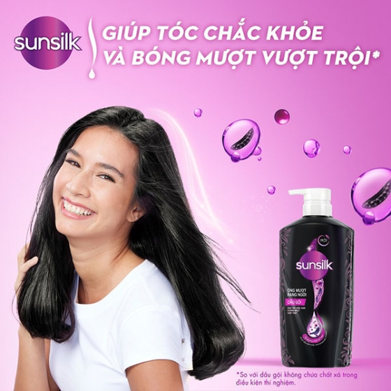 Dầu Gội Sunsilk Óng Mượt Rạng Ngời 650g
