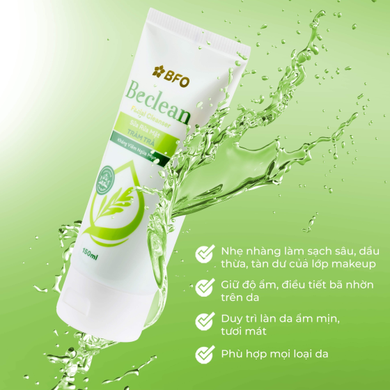 Sữa Rửa Mặt Beclean Tràm Trà Dung Tích 150ml