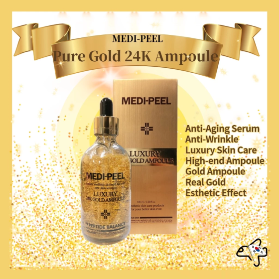 Tinh chất ngăn ngừa lão hóa Medi Peel Luxury 24K Gold Ampoule 100ml