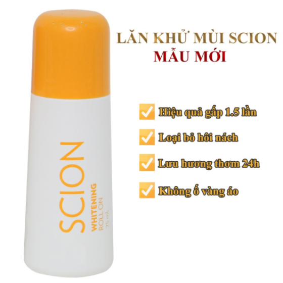 Hàng công ty - Lăn Khử Mùi Scion ngăn mồ hôi tức thì trong 48h