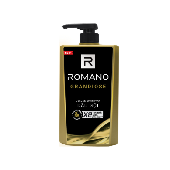 Dầu gội Romano Grandiose hương nước hoa 650g