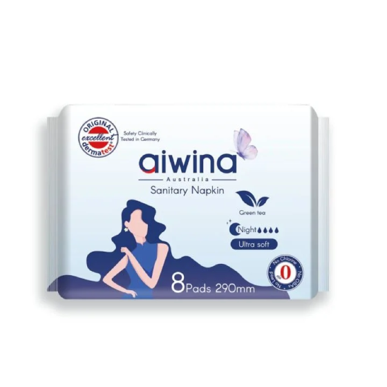 Băng Vệ Sinh AIWINA Ban Ngày Hương Trà Siêu Mỏng Cánh