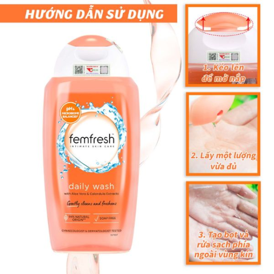 Dung Dịch Vệ Sinh Phụ Nữ Femfresh Daily - Intimate Wash 250ml