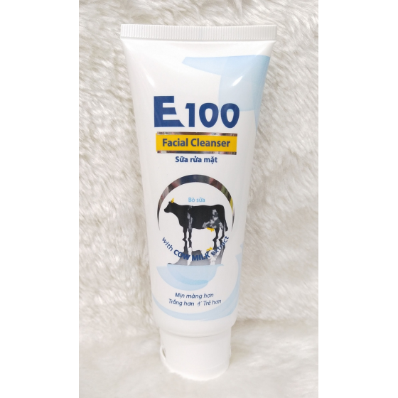 E100 Sữa Rửa Mặt Bò Sữa 100g