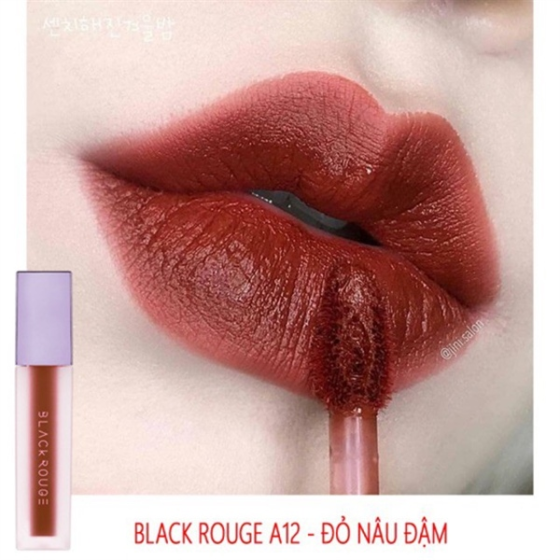 Son Kem Black Rouge Air Fit Velvet Tint Ver 2 Mood Filter A12