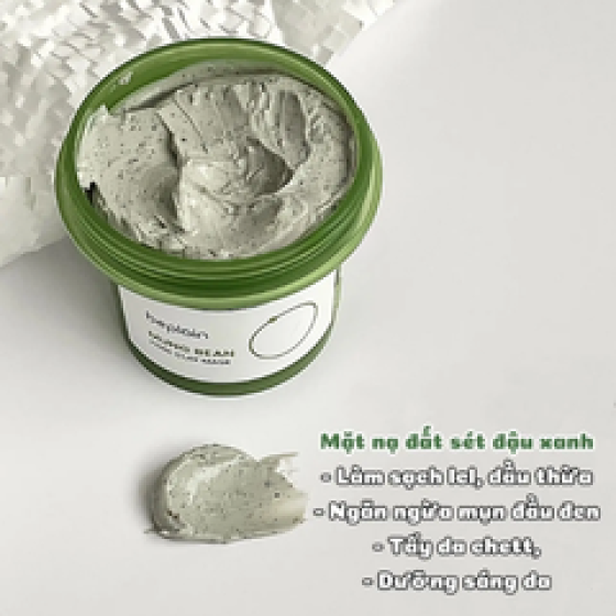 Mặt Nạ Đất Sét Beplain Mung Bean Pore Clay 120ml