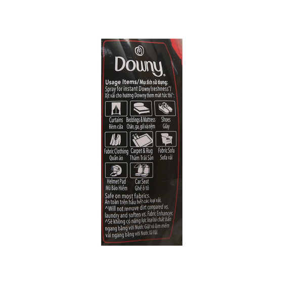 Nước xịt vải Downy hương nước hoa đam mê chai 370ml