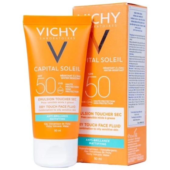 [Hàng Chính Hãng] Kem Chống Nắng Vichy Dưỡng Da, Chống Lão Hóa, Ngăn Sạm Da, Giảm Thâm Nám SPF50++