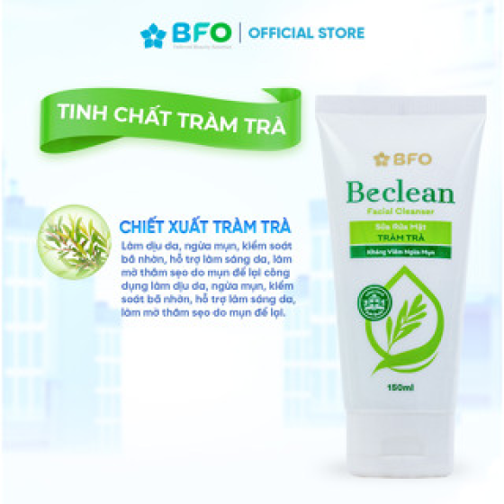 Sữa Rửa Mặt Beclean Tràm Trà Dung Tích 150ml