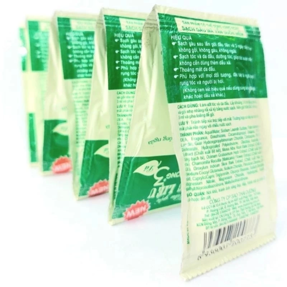 Dầu gội dược liệu Thái Dương 3 1 dây 10 gói hương hoa lá