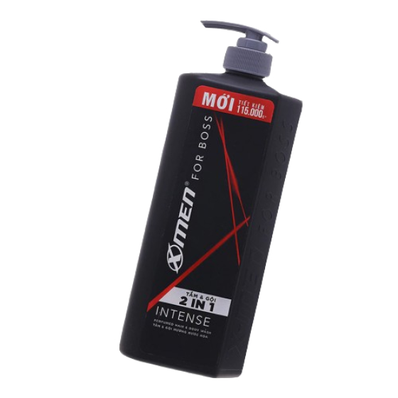 Tắm Gội X-Men For Boss Intense 2in1 Hương Trầm Nội Lực 850g