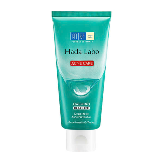 Sữa rửa mặt Hada Labo cho da dầu mụn, da nhạy cảm Hada Labo Acne Care Calming Cleanser 80g