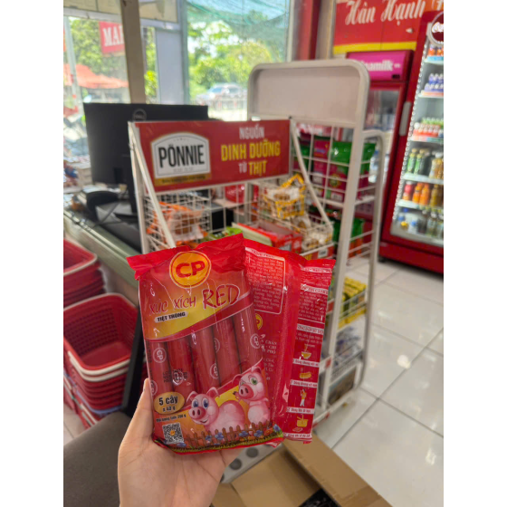 Xúc Xích Tiệt Trùng Red CP 40G (Gói 5 Cây)