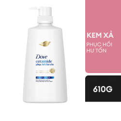 Kem Xả Dove Phục Hồi Hư Tổn Cho Tóc Chắc Khỏe (Mới) 610g
