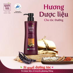Dầu gội dược liệu Nguyên Xuân Nâu phù hợp cho tóc thường 250ml