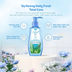 Dung Dịch Vệ Sinh Phụ Nữ Dạ Hương Daily Fresh Chăm Sóc Toàn Diện Chai 145ml