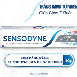 Kem đánh răng giảm ê buốt trắng răng Sensodyne Gentle Whitening 100g