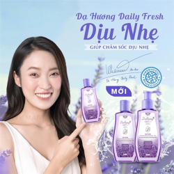 Dung Dịch Vệ Sinh Phụ Nữ Dạ Hương Daily Fresh Dịu Nhẹ Tươi Mát Chai 145ml
