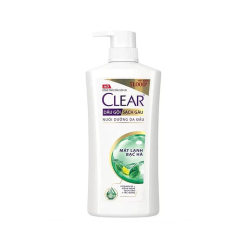 Dầu Gội Sạch Gàu Clear Mát Lạnh Bạc Hà 630g (612ml)