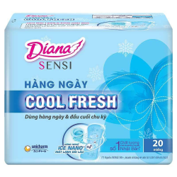 Băng Vệ Sinh Diana Hàng Ngày Cool Fresh 20 Miếng/Gói