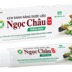 Kem đánh răng dược liệu Ngọc Châu giúp răng trắng sáng tuýp 30g 