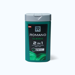 Sữa Tắm Gội 2in1 ROMANO CLASSIC 180g