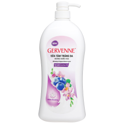 Sữa tắm trắng da Gervenne việt quất và lan Nam Phi hương nước hoa 900g
