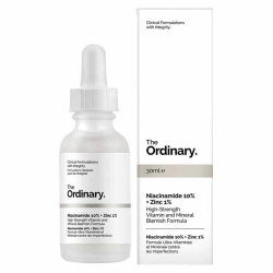 Tinh chất trị mụn, se khít lỗ chân lông The Ordinary Niacinamide 10% + Zinc 1%