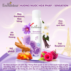 Xịt Khử Mùi Hương Nước Hoa Sensation Enchanteur 150ml