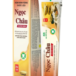 Kem đánh răng dược liệu Ngọc Châu ngừa sâu răng tuýp 100g truyền thống