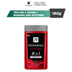 tắm & gội 2in1 attiude romano 180g