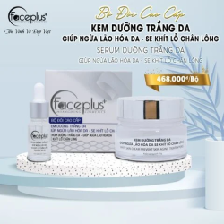 Bộ đôi cao cấp Faceplus+ kem trắng da se khít+ ngăn ngừa lão hóa da