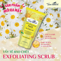 Tẩy Tế Bào Chết Da Mặt Tami Làm Sạch Da Chiết Suất Cúc La Mã & Collagen 120ml
