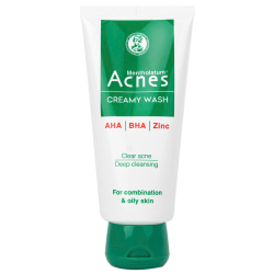 (100g) Kem Rửa Mặt Acnes Creamy Wash – Ngăn Ngừa Mụn phù hợp cho da nhờn, da hỗn hợp thiên nhờn