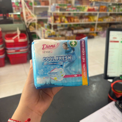 Băng Vệ Sinh Diana Sensi Cool Fresh Mát Lạnh Siêu Mỏng Cánh 20M
