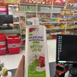 Sữa Tắm Hazeline Sáng Mịn Rạng Ngời Matcha & Lựu Đỏ 1kg