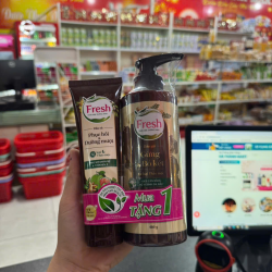 Dầu Gội Fresh Thảo Mộc Sạch Gàu Mềm Mượt quấn kèm